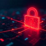 This captivating image, with the vibrant red lock symbol surrounded by a web of intricate connections, illustrates the "importance round the clock surveillance" in the cybersecurity domain, where specialized teams leverage advanced analytics and real-time threat intelligence to proactively identify and mitigate potential vulnerabilities.