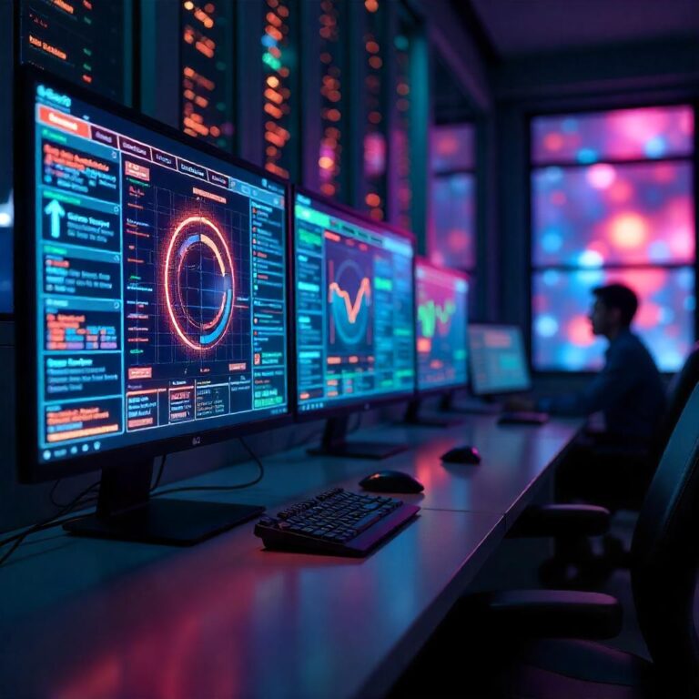 This technology-driven environment captures the "Typical SOC (Security Operations Center) Responsibilities Tasks", where dedicated analysts leverage advanced tools and threat intelligence to proactively detect, investigate, and mitigate security incidents, ensuring the overall resilience of an organization's digital infrastructure.