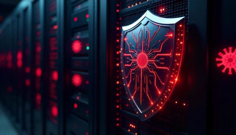 This visually captivating depiction of a cybersecurity interface underscores the importance of threat hunting proactive security framework, where real-time monitoring, data analysis, and collaborative defense mechanisms enable security teams to anticipate and mitigate emerging threats