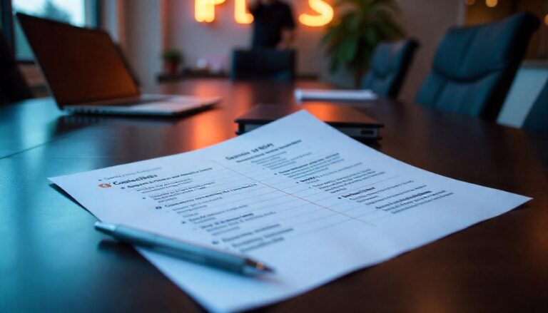 The image depicts a document titled "Credentials" on a desk, suggesting the managing shared security controls between the client and the Managed Security Service Provider. This document likely outlines the specific responsibilities and access privileges within the security engagement.