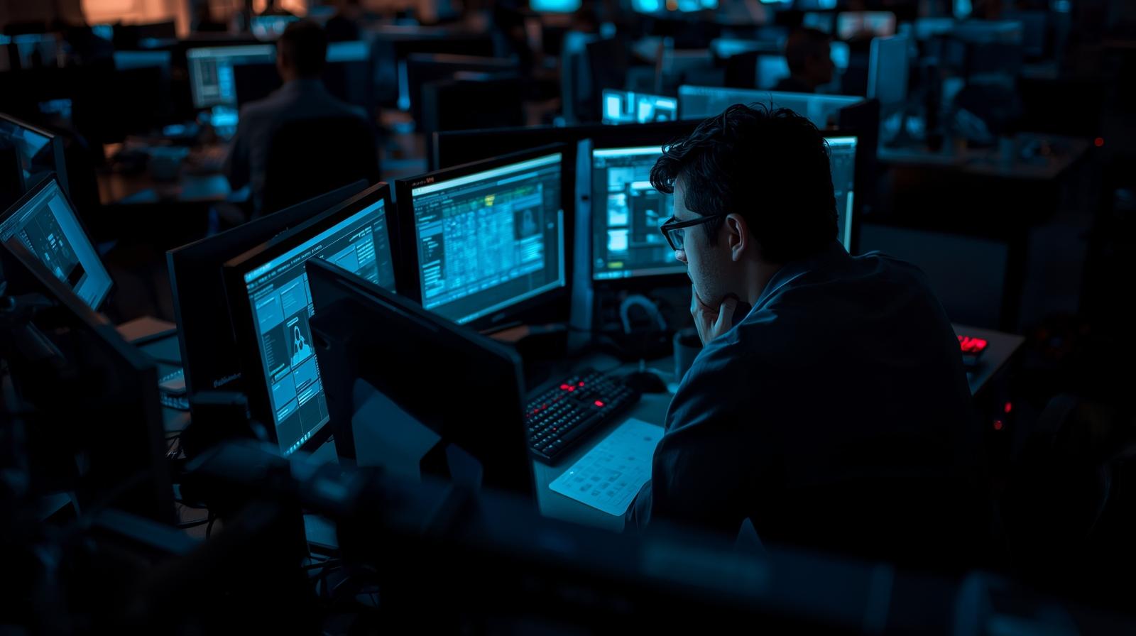 SOC analyst utilizing SOAR implementation consulting service in Fullerton for threat monitoring operations