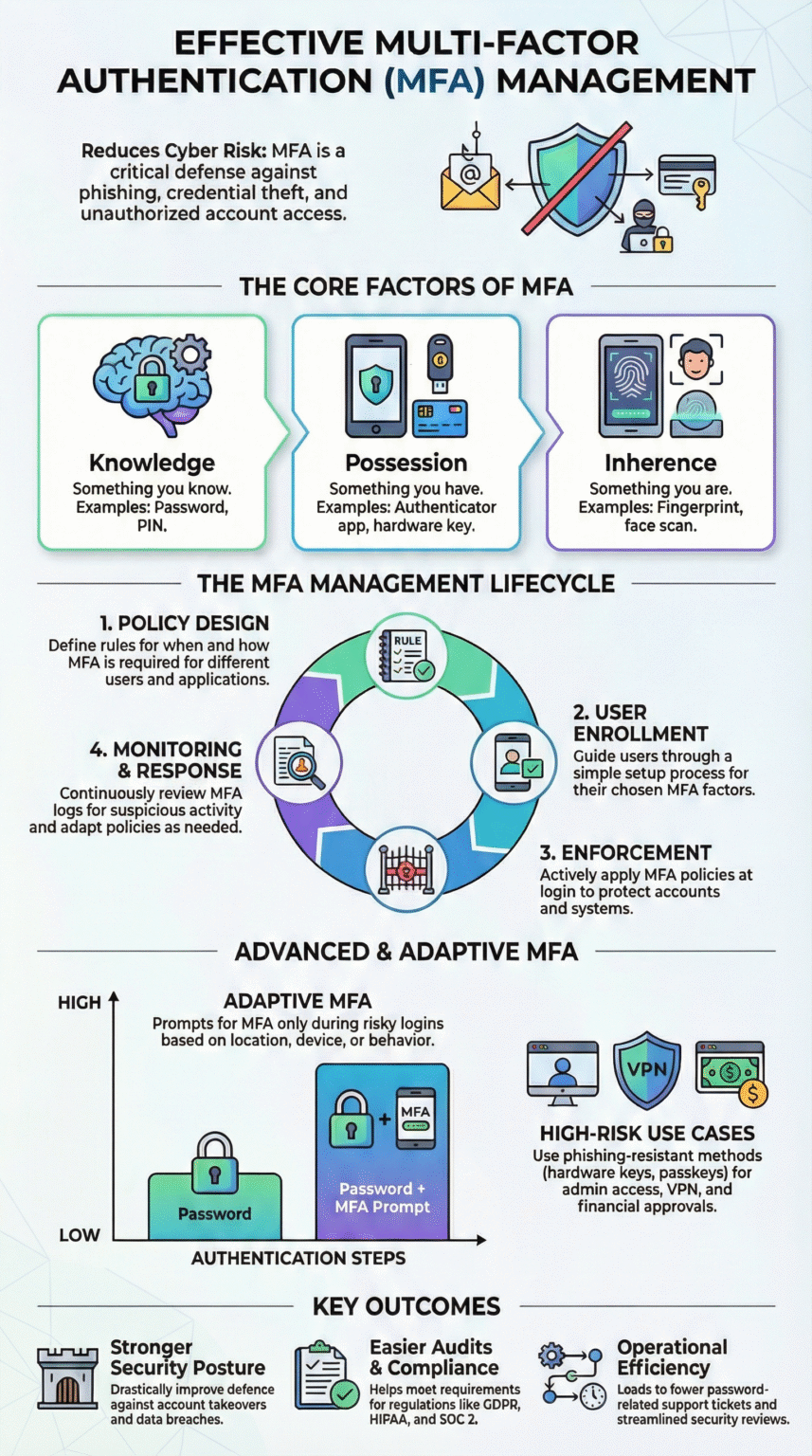 How Multi Factor Authentication (MFA) Management Works - MSSP Security ...