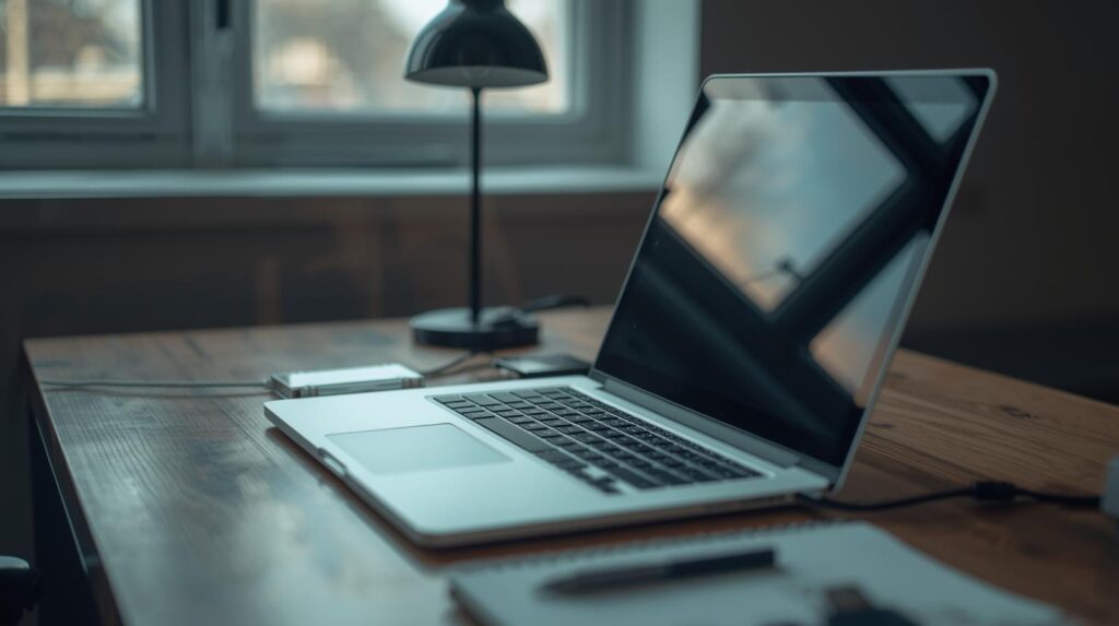 Modern workspace setup showcasing managed waf service benefits for web application security and protection