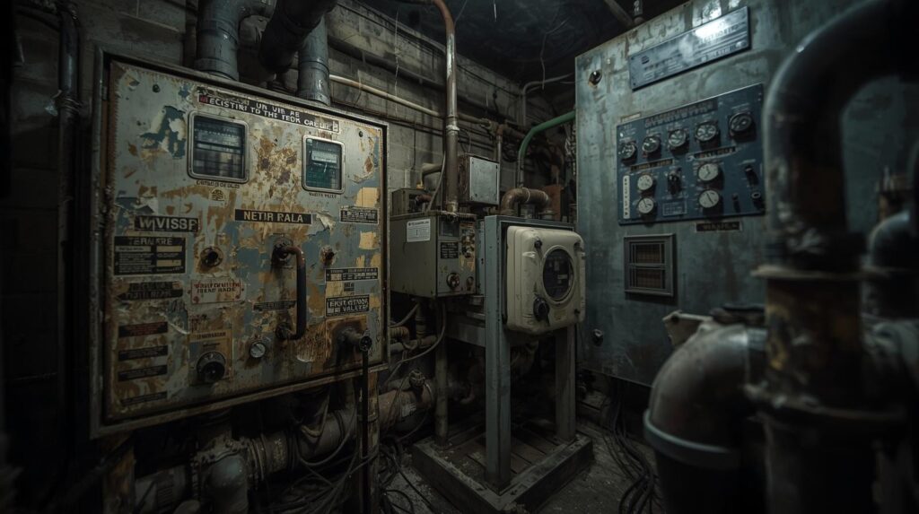 Legacy industrial control panels requiring detecting OT specific threats vulnerabilities in aged systems