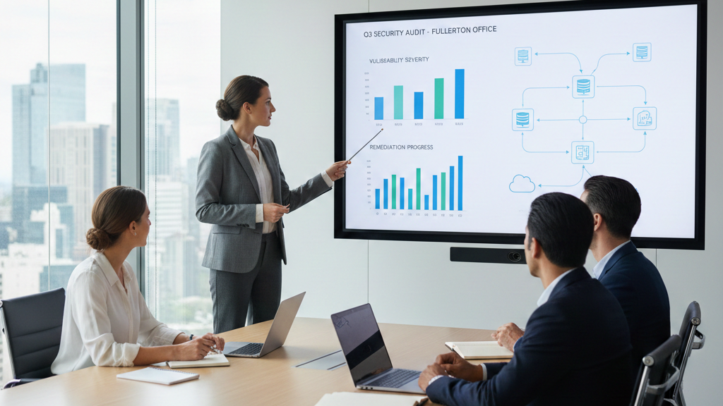 Choosing penetration testing vendor in Fullerton through collaborative post-test review focused on fixing security gaps