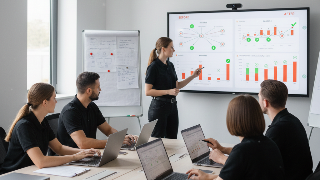 Choosing penetration testing vendor in Fullerton with experts analyzing vulnerability reports and attack simulations