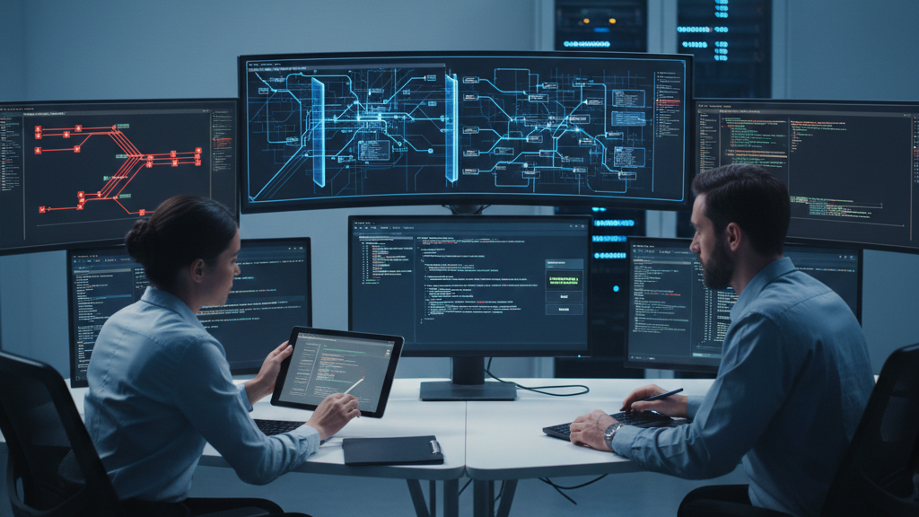Compliance penetration testing requirements visualized across security controls, segmentation testing, and risk reporting