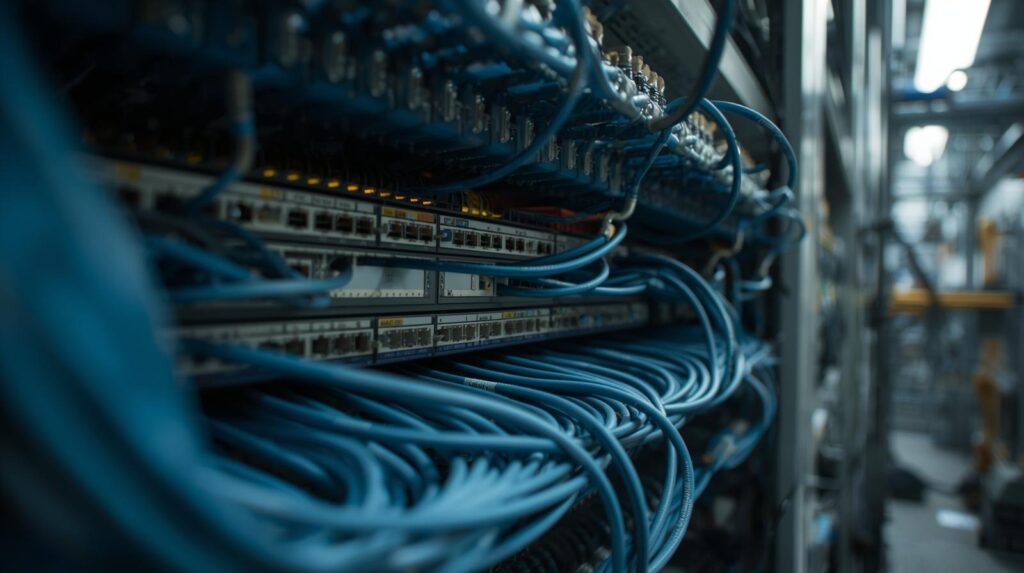 Network infrastructure for choosing OT security monitoring provider in california industrial facilities