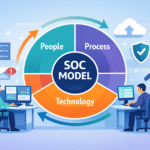 Understanding SOC Operations Model illustrated with people process technology circular framework