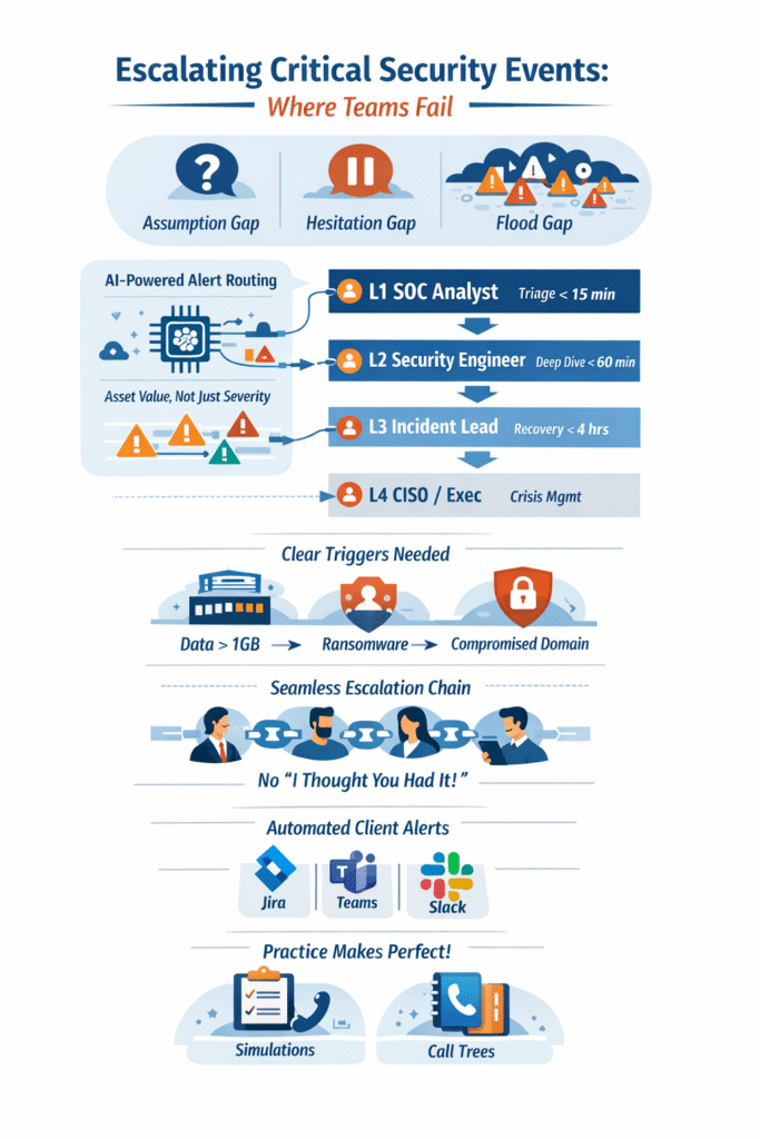 AI-powered dashboard using automated categorization to speed up the process of escalating critical security events.