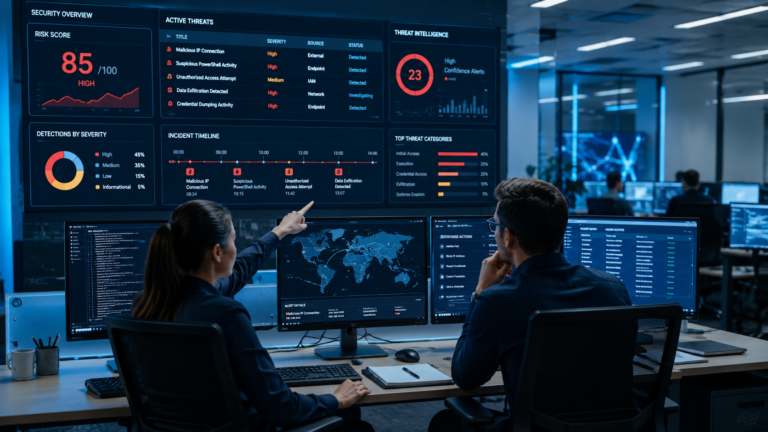 Threat Intelligence Integration Actioning in a modern SOC where analysts investigate prioritized security alerts