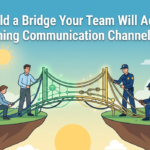 Illustration of building a digital bridge, highlighting establishing communication channels MSSP workflows 