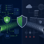 Credentialed vs uncredentialed scans showing internal security visibility and external vulnerability assessment