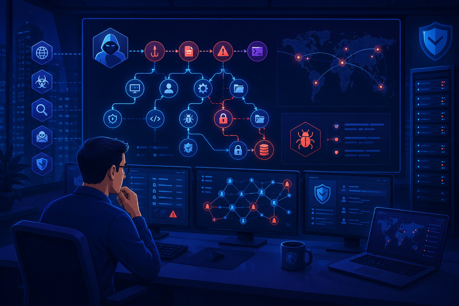 Visualizing threat actor TTPs tip with MITRE ATT&CK threat intelligence visualization