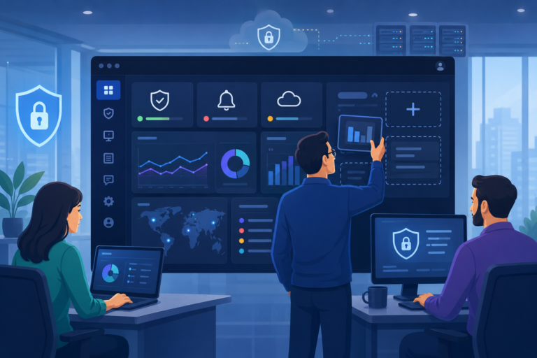 Customizing portal dashboard views for flexible MSSP security management