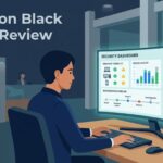 Analyst examining security dashboard, illustrating carbon black edr review features for endpoint monitoring