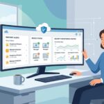 Analyst reviewing endpoint alerts, illustrating microsoft defender for endpoint managed service dashboard