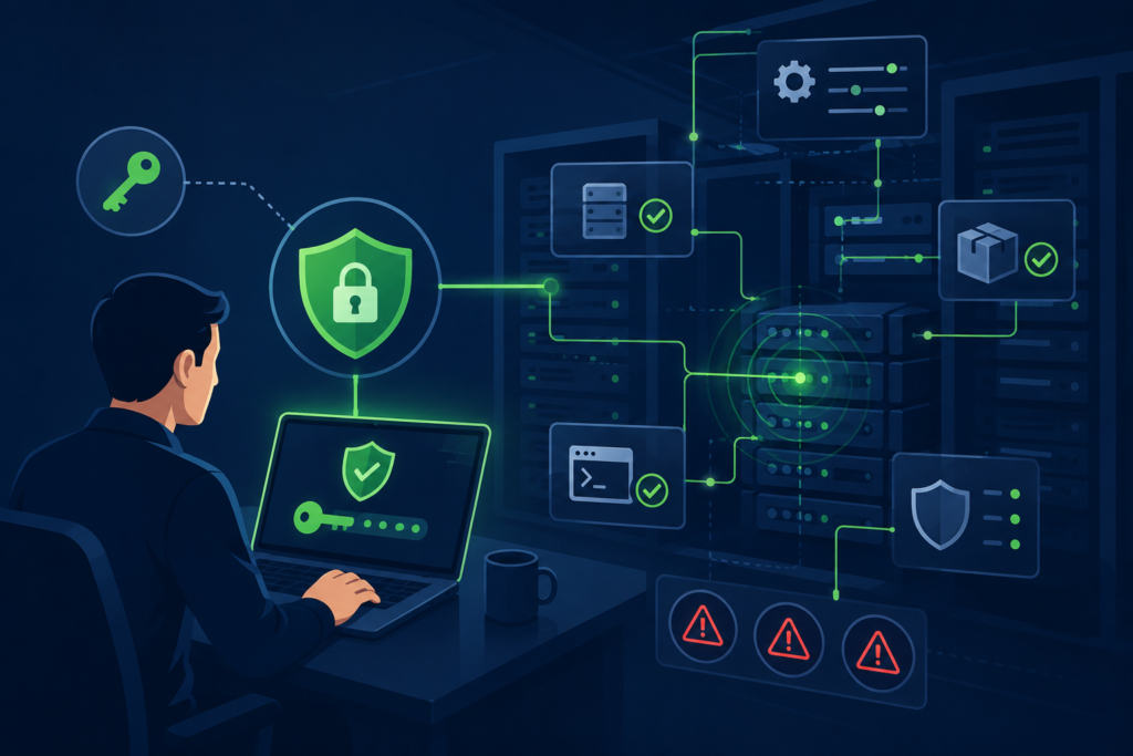 Credentialed vs uncredentialed scans with authenticated access for deeper system vulnerability visibility 