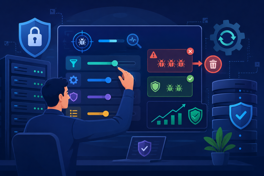 Managing false positives scanners through vulnerability scanner tuning and configuration