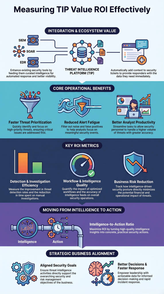 Measuring TIP value ROI improves threat prioritization, analyst efficiency, and security outcomes.