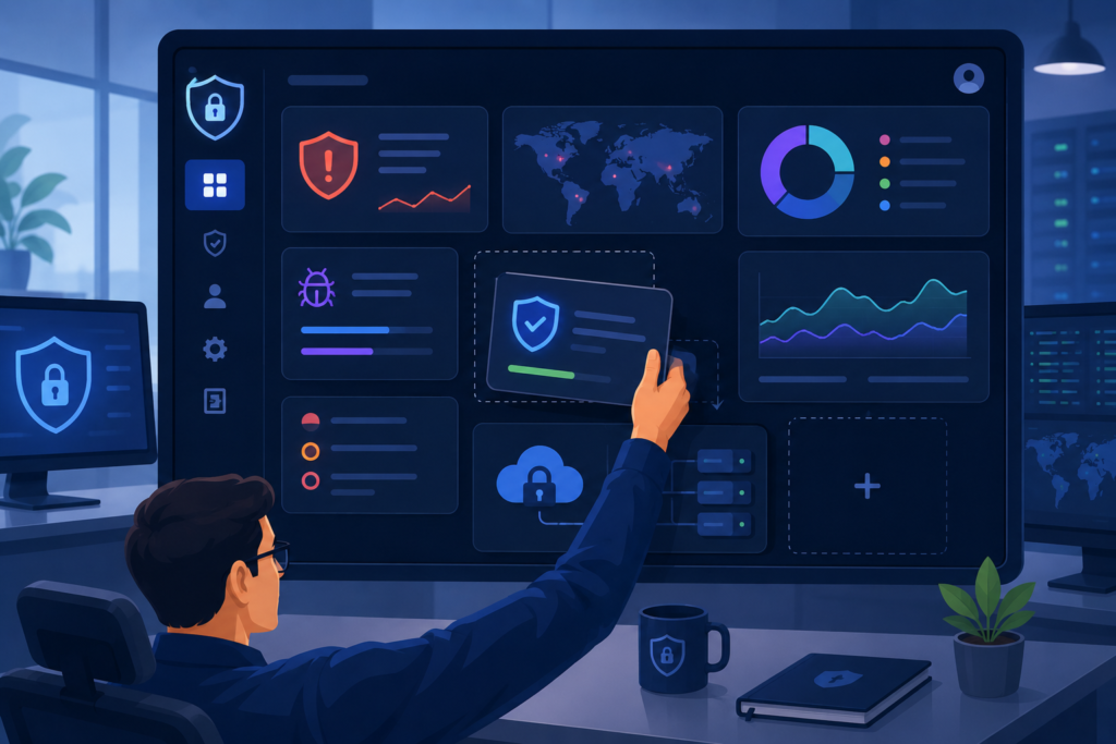Customizing portal dashboard views to improve security analyst workflows 