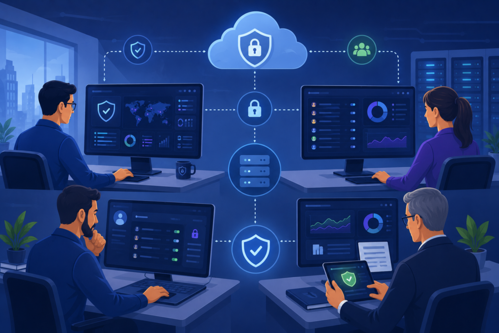 Customizing portal dashboard views with role-based access and secure client dashboards 