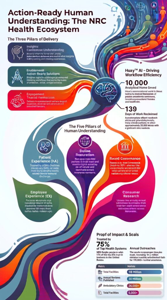 Infographic on automating threat intelligence enrichment within a broader health data ecosystem.