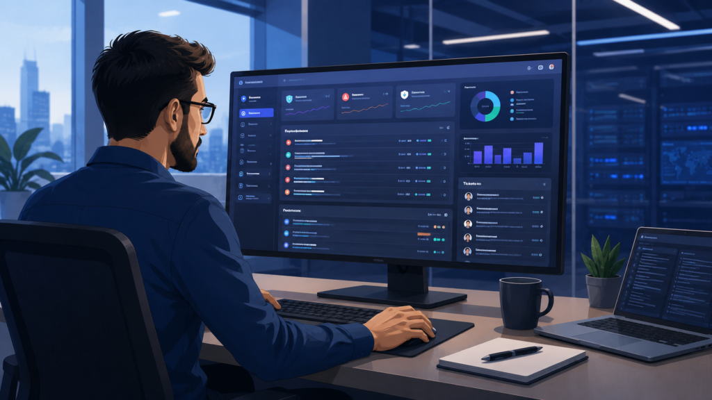 Evaluating MSSP portal usability through intuitive navigation, security dashboards, and streamlined client workflows.