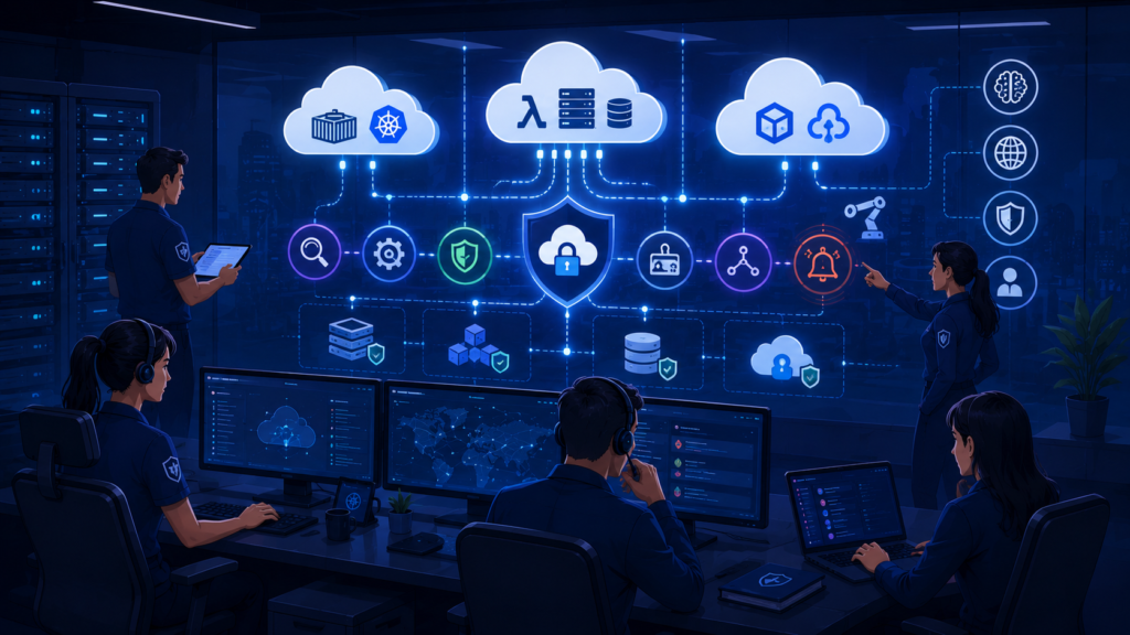 Cloud Native Security Tools MSSP automating cloud security monitoring and incident response