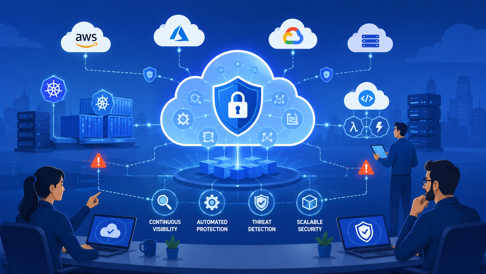 Benefits cloud native security tools for improving cloud visibility, automation, and security protection