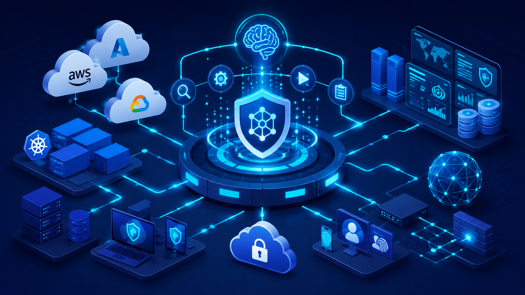 Cloud native SIEM SOAR capabilities enabling centralized threat detection and automated security operations across cloud environments
