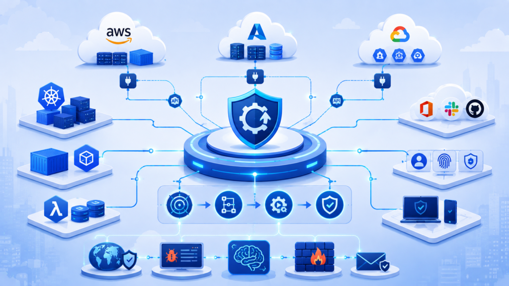 Cloud native SIEM SOAR capabilities automating incident response with cloud integrations and security orchestration
