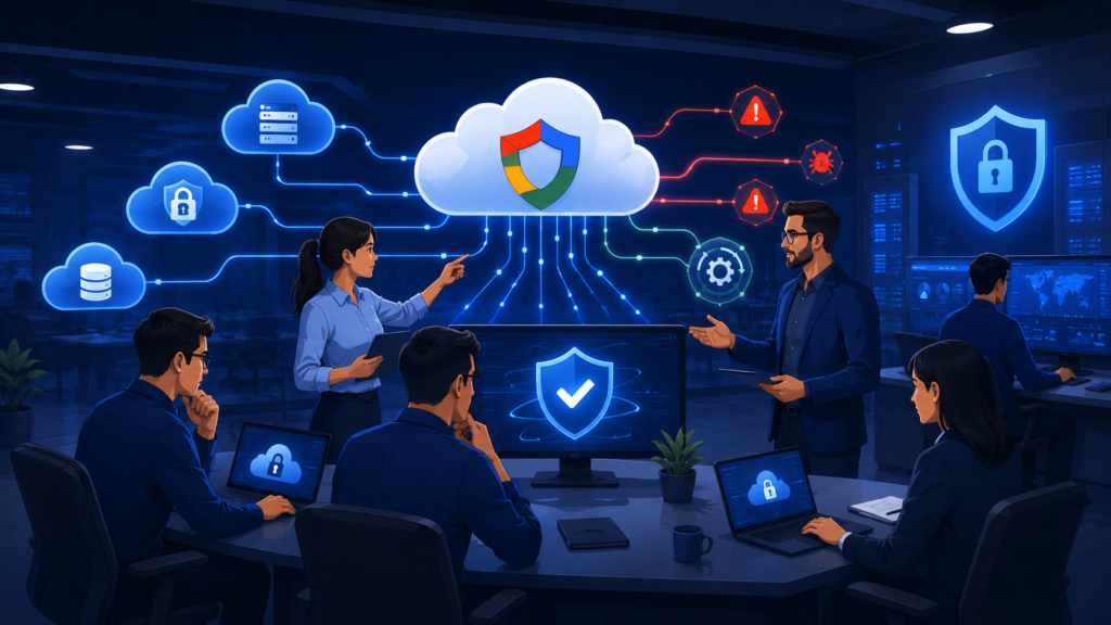 Google security command center integration improving cloud security findings management and threat response 
