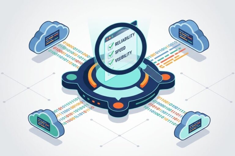 Central hub linking multiple cloud sources, representing unified cloud native log collection services