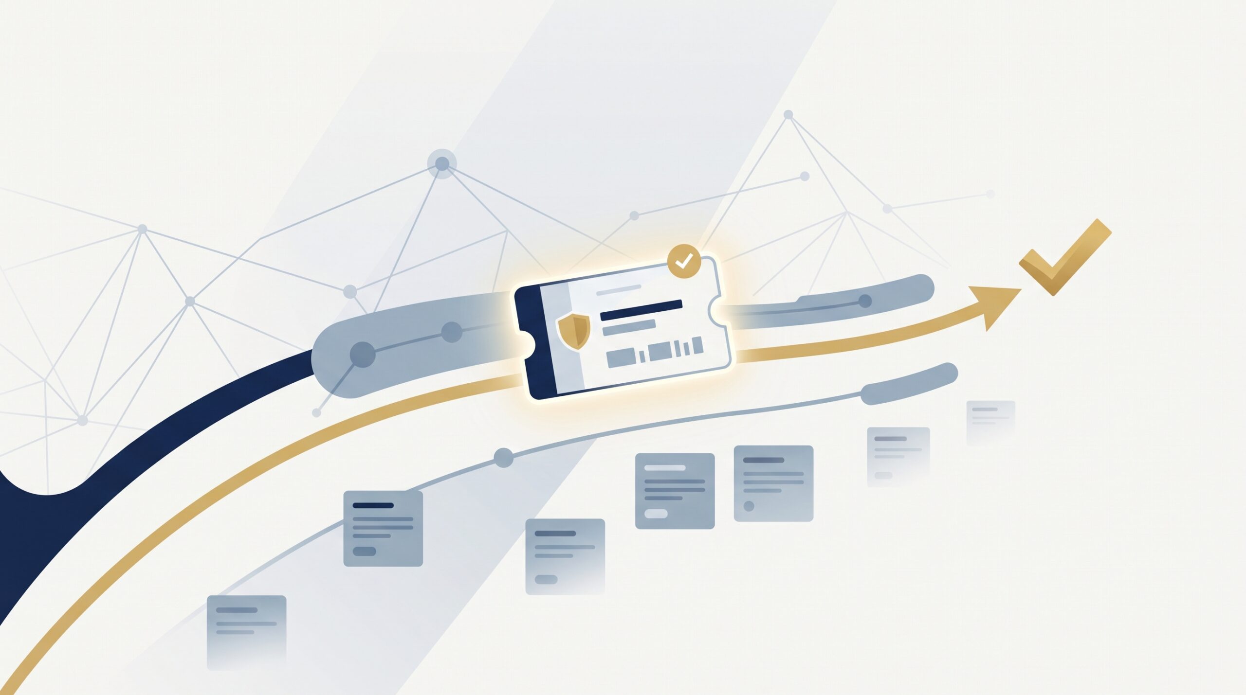 Illustration of benefits mssp ticketing integration, moving scattered records toward one verified, completed outcome. 