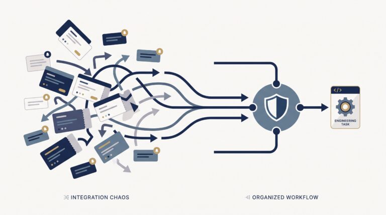 Illustration of how to integrate mssp with servicenow jira, turning scattered alerts into one organized engineering task.